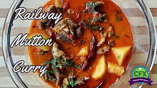 Railway Mutton Curry Recipe | Tamil | Authentic Mutton Curry | English Subtitles