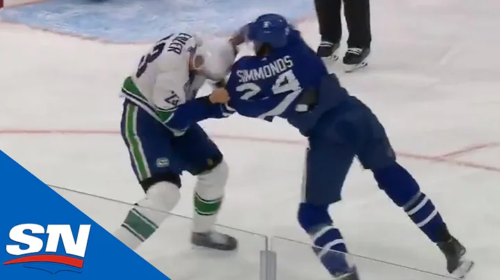 Alex Edler Answers The Bell And Fights Wayne Simmo...