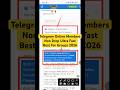 Telegram par online members kaise badhaye || Best for group non drop members 2026 #shorts #telegram