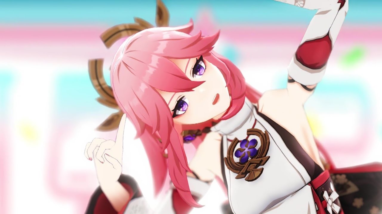 【Genshin Impact MMD】DEEP BLUE TOWN「Yae Miko」