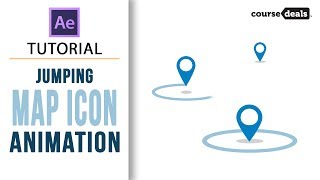 How to make Location Map Icon Aimation | After Effect Tutorials | Course Deals