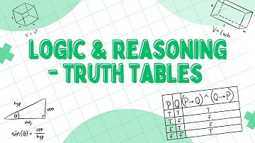 Logics & Reasoning │ CAPE Pure Mathematics Unit 1 │Module 1