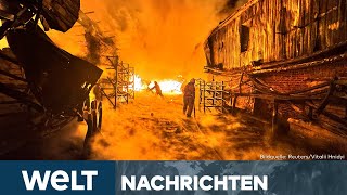 UKRAINE-KRIEG: Inferno in Charkiw! Russische Drohnen lösen mehrere Großbrände aus I WELT STREAM screenshot 2