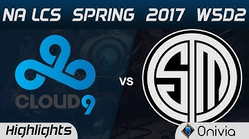 C9 vs TSM Highlights Game 2 NA LCS Spring 2017 W5D2 Cloud9 vs Team Solo Mid