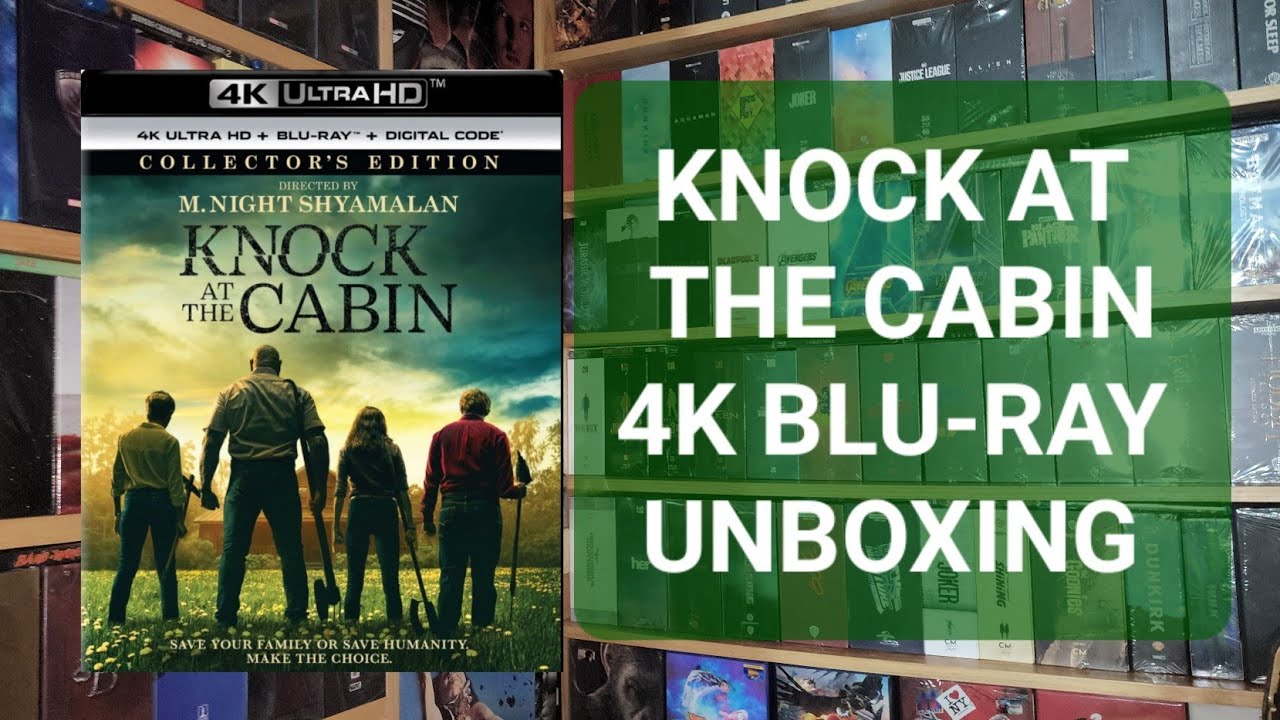 KNOCK AT THE CABIN 4K ULTRA HD BLU-RAY UNBOXING + MENU - YouTube