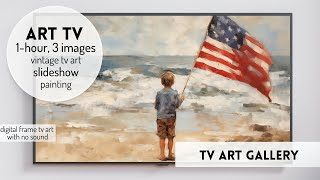 Transform Your TV: Stunning 4K Vintage & Digital Landscape Art Gallery for Your Beautiful Home