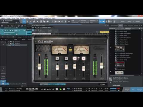 Testing plugin CLA MixDown - WAVES AUDIO