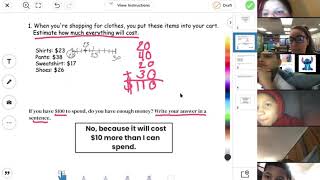 Rounding with word problems.