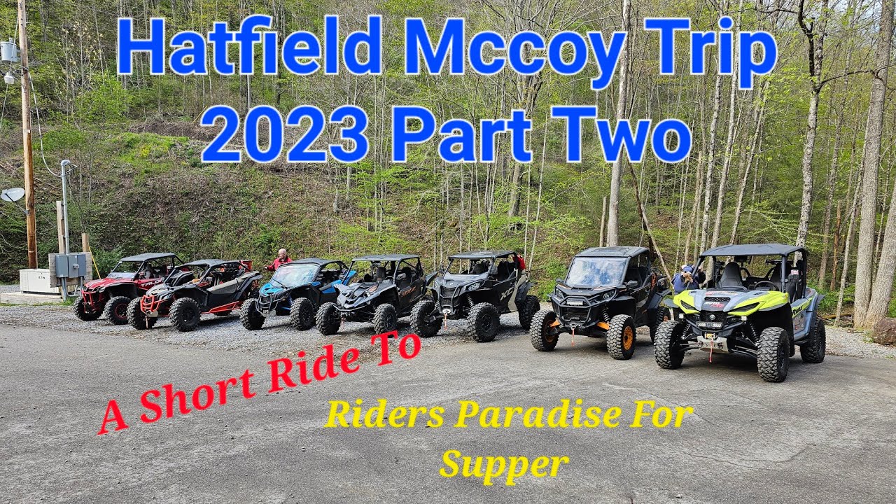 Hatfield Mccoy Trip 2023 PT 2 Short Ride To Buy Trail Permits 