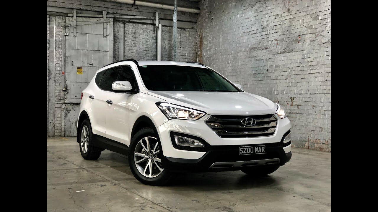 2014 Hyundai Santa Fe DM MY14 Elite White 6 Speed Sports Automatic 