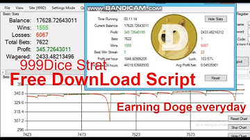 999Dice trick - script 2019 v3 - สูตร999Dice บอททำกำไร - Free Download - Dicebot - No Concern Strat!