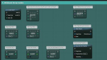BlueprintPro Plugin Tutorial 1   Example of Using Wildcard Node Array Sort