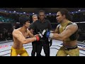 Bruce Lee vs. Gordo Eddy [Tekken] (EA sports UFC 3)