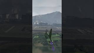 GTA 5 | Franklin Last Second Eject Before Jet Crash 😱✈️ | Shorts