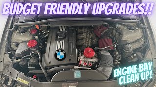 The Best ENGINE BAY MODS For Any BMW!! (Ft 2009 E90 335i)