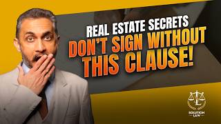 Dont Sign A Real Estate Contract Without This Clause Real Estate Lawyer Alberta