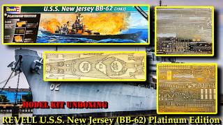 Revell 1:350 U.S.S. New Jersey (BB-62) Platinum Edition Model Kit (2014)