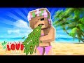 LITTLE KELLY PUKES ON LOVE ISLAND!!! - Minecraft Little Club Adventures