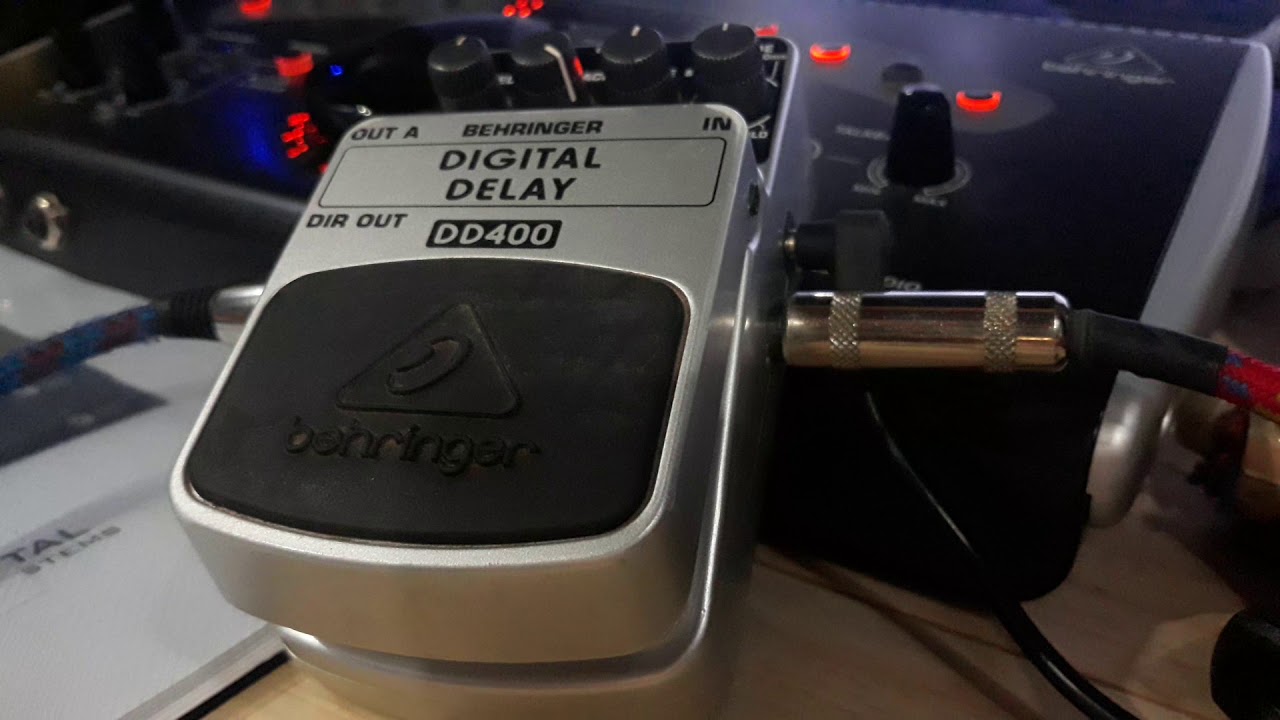 Vall Guittar Delay Behringer DD400 Tap Tempo Realmente o melhor custo benefício