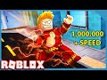 I got the FLASH SUIT and Became the Fastest Player in Roblox Speed World