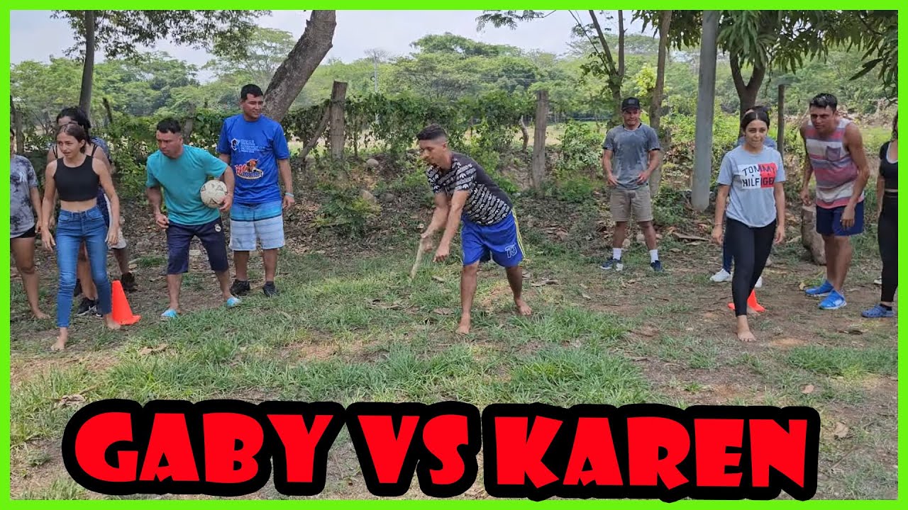 Gaby vs Karen en una carrera abierta por ganar un punto para su equipo.