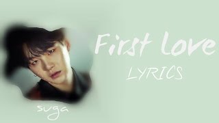 BTS Suga - 'First Love' [Han|Rom|Eng lyrics] [FULL Version] Resimi