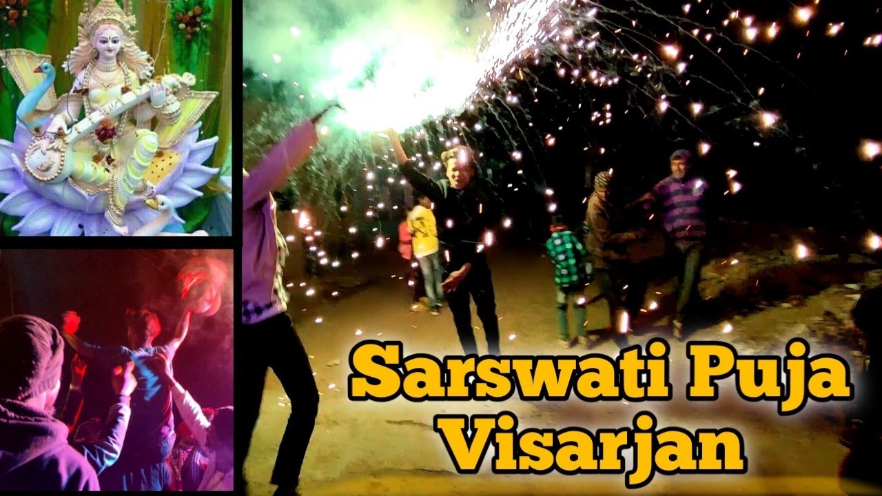 Saraswati Puja Visarjan Vlog In Ranchi Jharkhand // Rajeev lifestyle