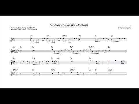 Gûlezar - Nota Akor Eşlik - C Instruments ( Re )