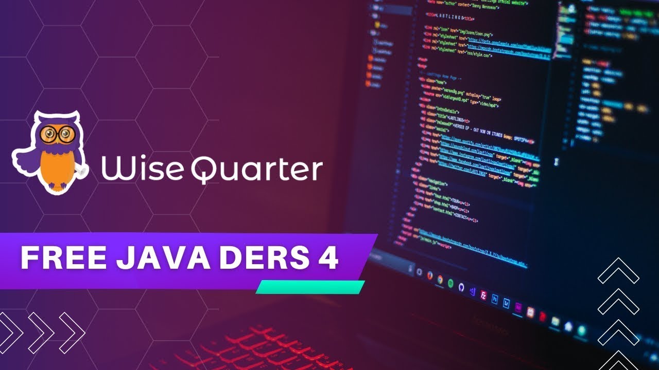 ÜCRETSİZ 75+ SAAT JAVA DERS 4 | Wise Quarter - YouTube