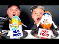 ФЕЙК против Настоящей Еды | FAKE Food vs REAL Food Challenge