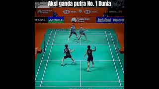Lihat Aksi Ganda Putra No 1 Dunia  Fajar Alfianrian Ardianto  Indonesia Open 2023