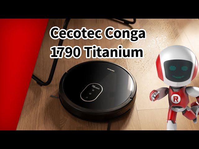 Robot aspirador Conga 1790 Titanium Cecotec, Ø32'5x7'5 cm — Qechic