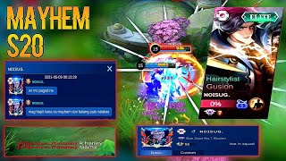 MY HARLEY MEETS TOP GLOBAL TRASHTALKER GUSION IN MAYHEM S20 || MOBILE LEGENDS BANG BANG