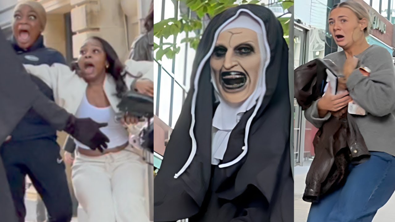 ALVIN HUB SCARE PRANK 2023! BUSHMAN & NUN PRANK
