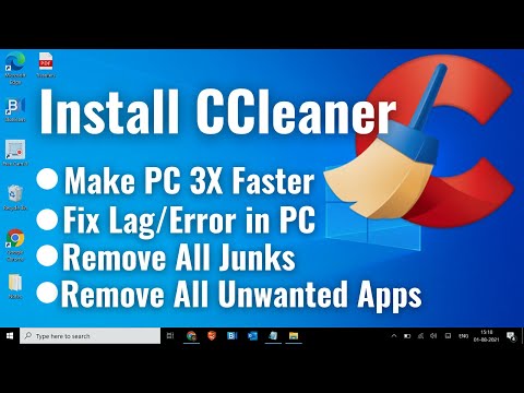 Video: Cum rulez CCleaner fără a instala?