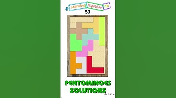 Not an image. #50 (Solution SETUP) Pentominoes Math Puzzle #mathchallenge #Shorts #puzzlegame