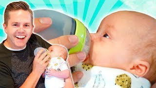 FEEDING My Baby For The FIRST TIME!