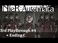 NieR: Automata | 3rd Playthrough - Part 4 with Ending C - A2/2B/9S Gameplay | No Commentary