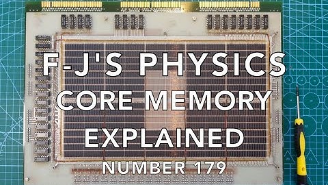 Magnetic Core Memory Explained (Part 1) - F-J