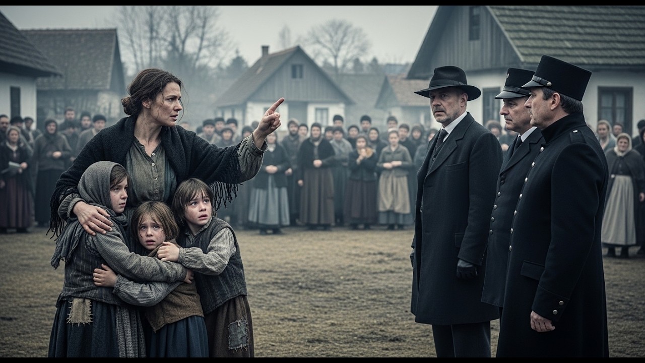 Au vrut să-i ia copiii — dar mama a spus un adevăr care a înghețat satul întreg