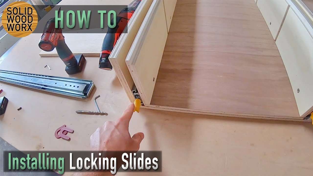 How To Install Locking Drawer Slides 