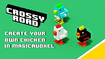 How to Make Crossy Road Chicken | MagicaVoxel | Voxel Art |