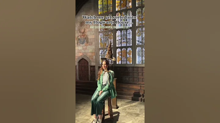 Getting Sorted into my Hogwarts House at #warnerbros Studio Tour!