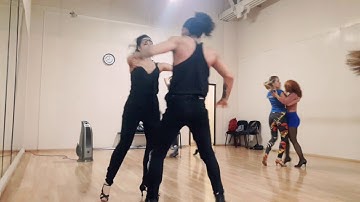 Zouk advanced class - Free dance - Rafael Latiff & Anastasia Chernova