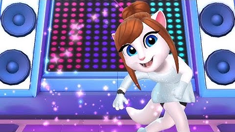 My Talking Angela 2 All Levels Gameplay Walkthrough Part 9 Dance (Android,iOS)