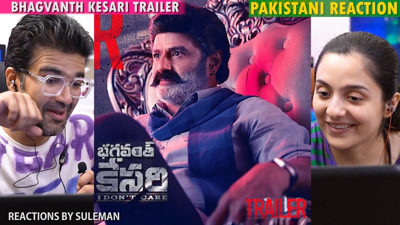 Pakistani Couple Reacts To Bhagavanth Kesari Trailer | Nandamuri Balakrishna | Anil R | Kajal | Sree