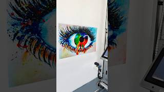 From blank wall to creative expression ✨ #wallprinter  #wallart  #officedesign  #innovation