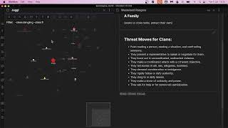 Obsidian w/ Juggl plugin for RPG campaign notes screenshot 3