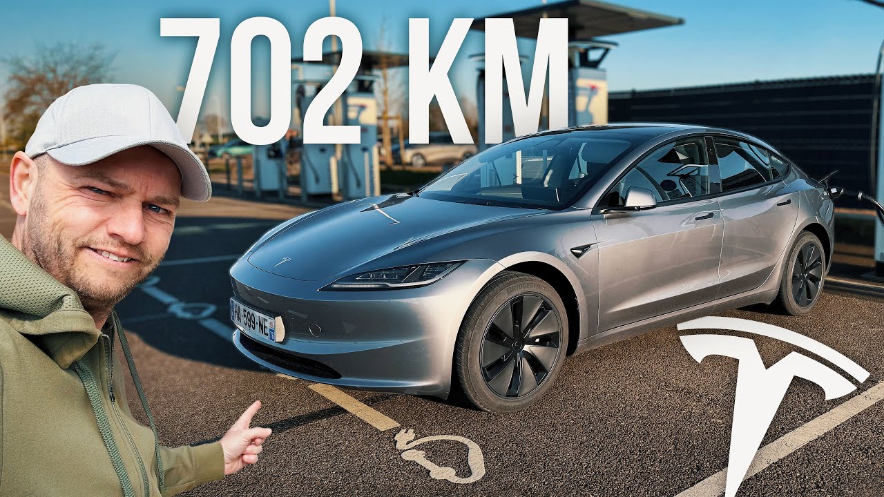 Long Trajet en TESLA MODEL 3 2025 Grande Autonomie Propulsion : La meilleure malgré tout ?!