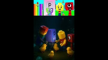 Sprunki Blockie 72 X Alphabet P X Lego X Number Block 1 are Playing With Chicks in jungle #sprunki
